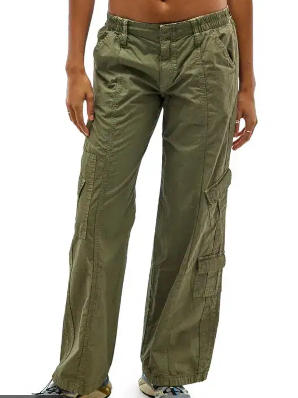 ·Urban Outfitters· BDG olive green Y2K low rise cargo pants